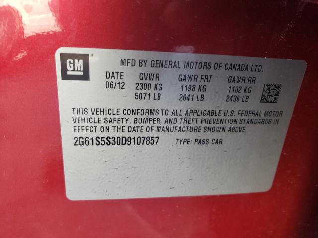 2013 CADILLAC XTS PREMIU 2G61S5S30D9107857