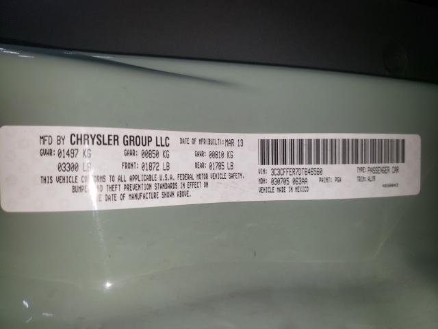 2013 FIAT 500 LOUNGE 3C3CFFER7DT646560