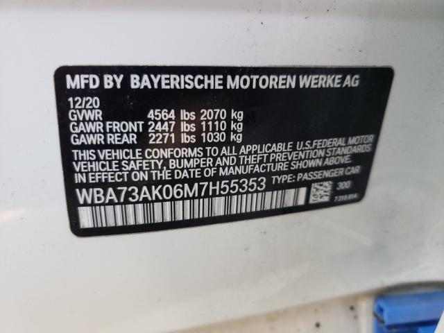 2021 BMW 228XI WBA73AK06M7H55353