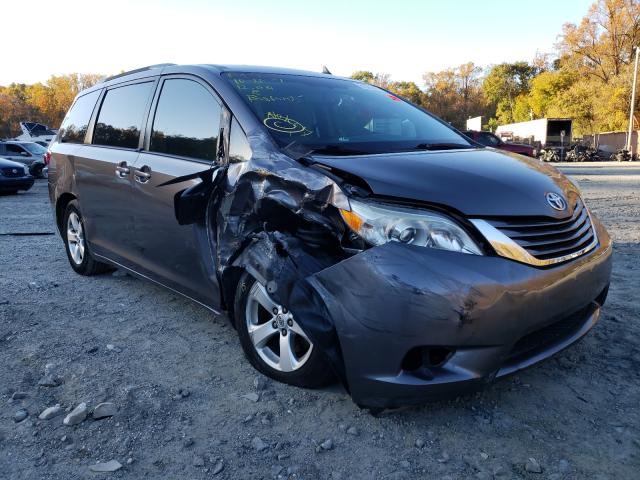 Salvage cars for sale at Finksburg, MD auction: 2015 Toyota Sienna LE