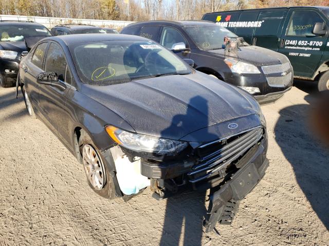 Salvage cars for sale from Copart Davison, MI: 2017 Ford Fusion S