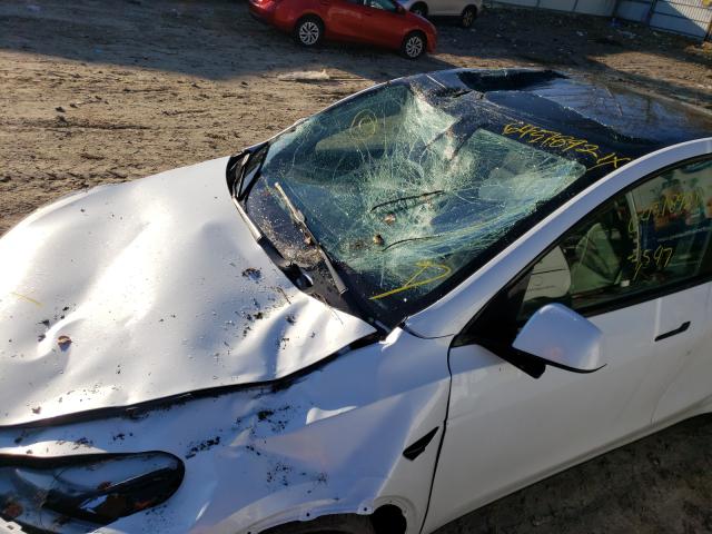 2021 TESLA MODEL Y 5YJYGDED7MF107605