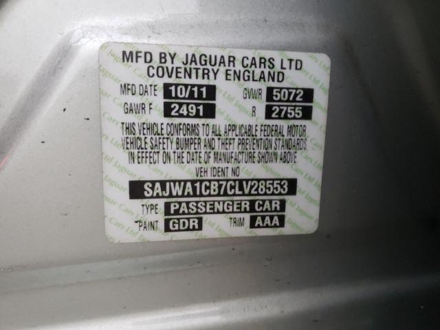 2012 JAGUAR XJ SAJWA1CB7CLV28553