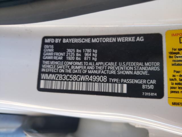 2016 MINI COOPER COU WMWZB3C58GWR49908