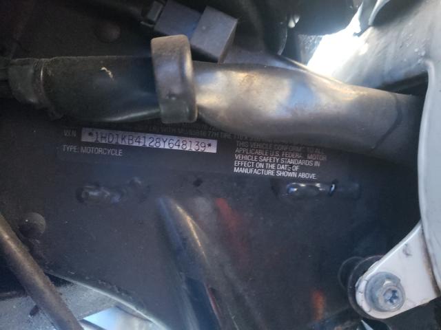 2008 HARLEY-DAVIDSON FLHX 1HD1KB4128Y648139