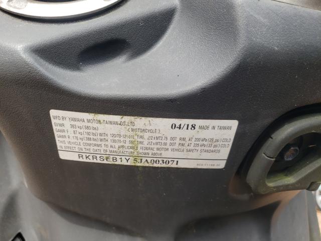 2018 YAMAHA YW125 RKRSEB1Y5JA003071
