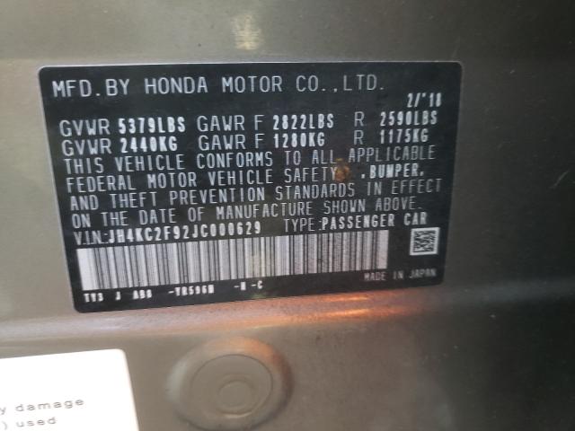 2018 ACURA RLX SPORT JH4KC2F92JC000629