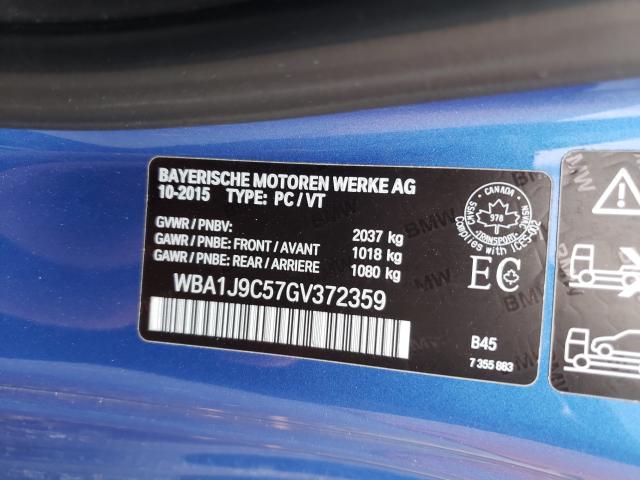 2016 BMW M235XI WBA1J9C57GV372359