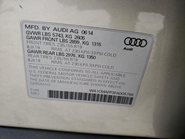 2015 AUDI Q5 WA1CMAFP3FA005766