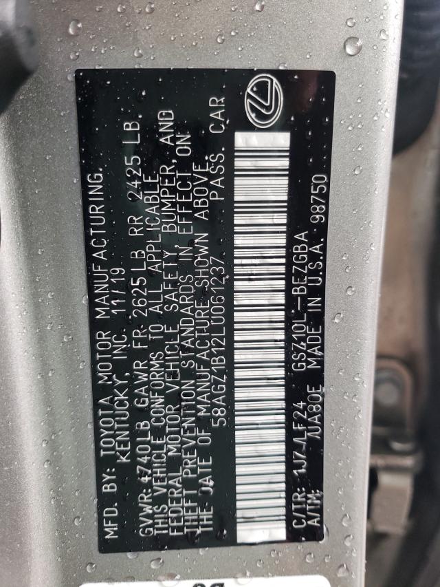 2020 LEXUS ES 350 F-S 58AGZ1B12LU061237