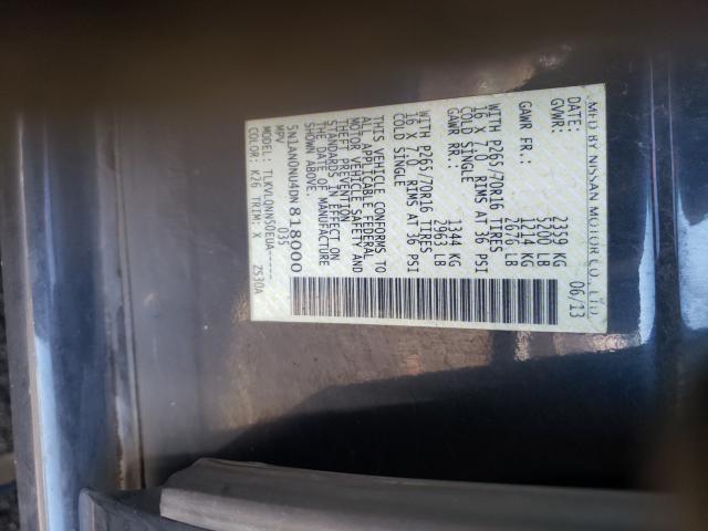 2013 NISSAN XTERRA X 5N1AN0NU4DN818000