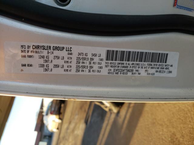 2015 DODGE JOURNEY LI 3C4PDCDG4FT506289