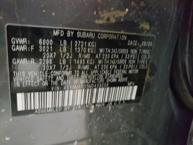 2021 SUBARU ASCENT TOU 4S4WMARD5M3409556