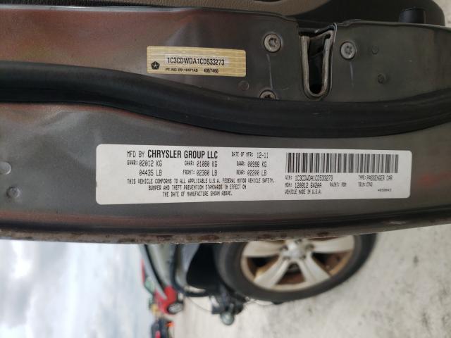 2012 DODGE CALIBER SX 1C3CDWDA1CD533273