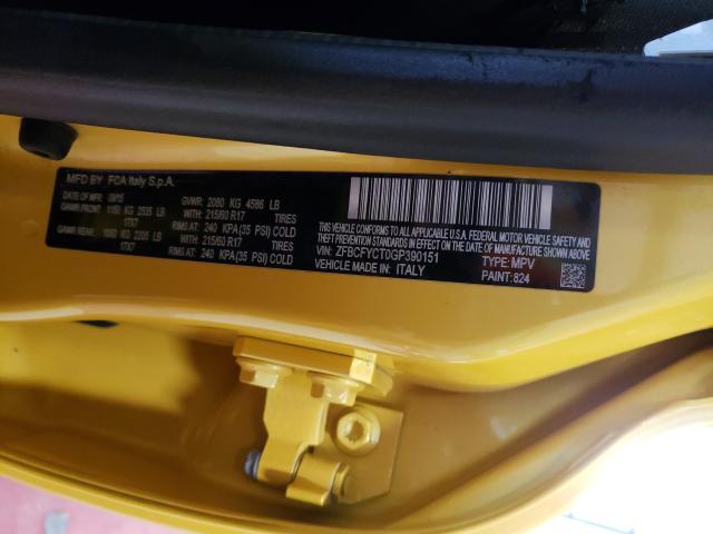 2016 FIAT 500X TREKK ZFBCFYCT0GP390151