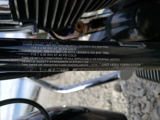 2011 HARLEY-DAVIDSON FLHX 1HD1KB415BB632334