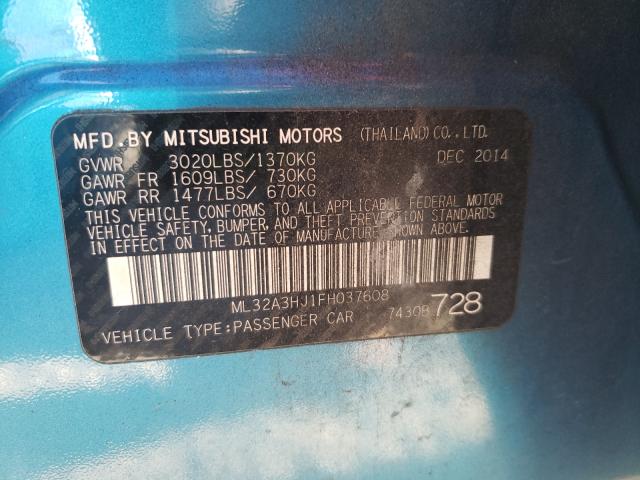 2015 MITSUBISHI MIRAGE DE ML32A3HJ1FH037608