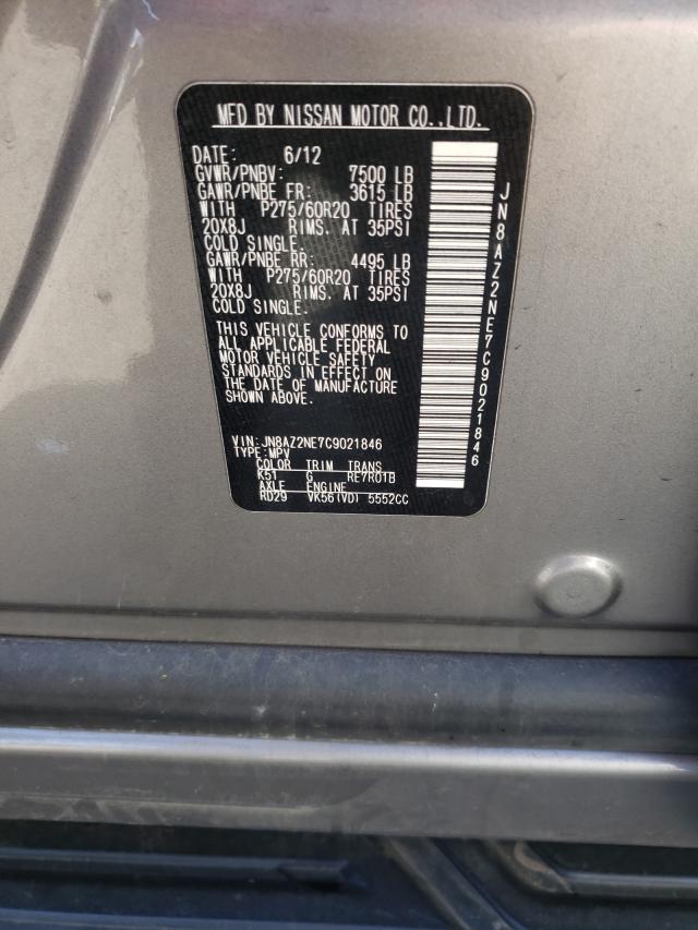 2012 INFINITI QX56 JN8AZ2NE7C9021846