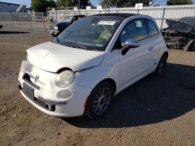 2012 FIAT 500 LOUNGE 3C3CFFER3CT109134