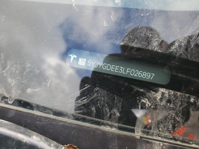 2020 TESLA MODEL Y 5YJYGDEE3LF026897