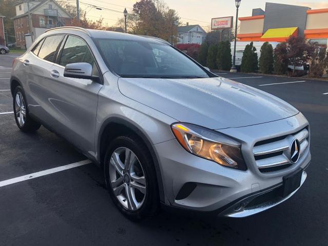 Salvage cars for sale at New Britain, CT auction: 2016 Mercedes-Benz GLA 250