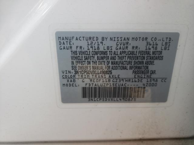 2020 NISSAN KICKS SR 3N1CP5DVXLL490825