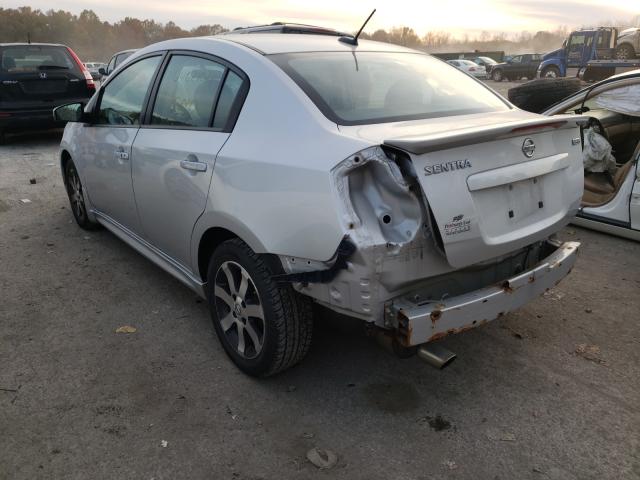 2012 NISSAN SENTRA 2.0 3N1AB6AP9CL785805