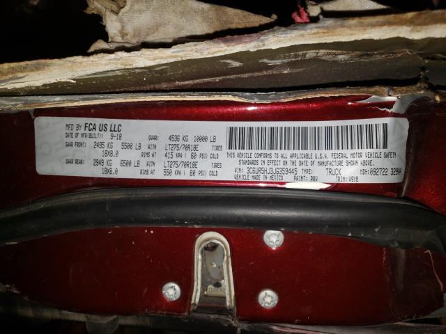 3C6UR5HJ3JG359445 Ram 2500 St 2018. Фото: 9