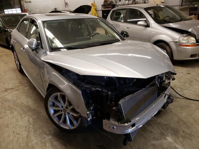 Salvage cars for sale from Copart Wheeling, IL: 2019 Audi A4 Premium