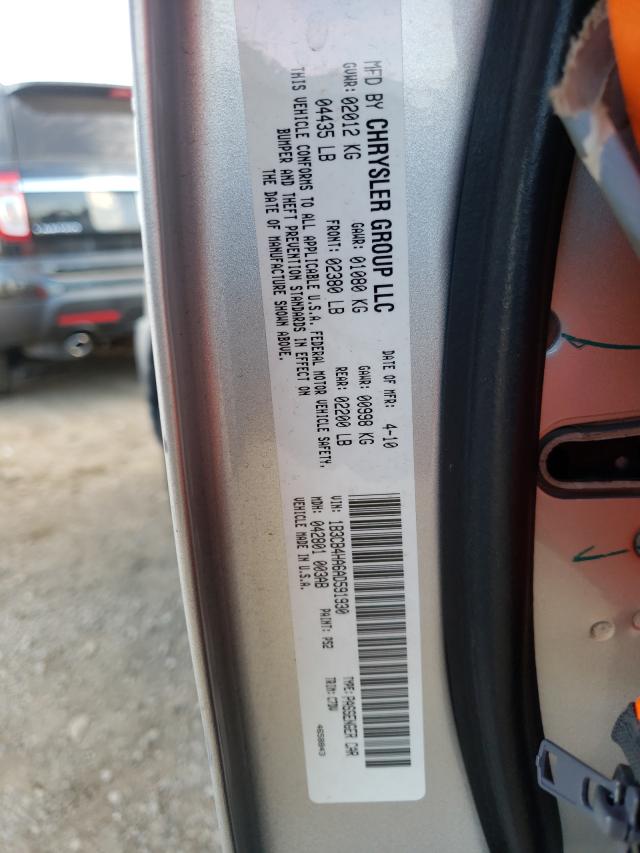2010 DODGE CALIBER SX 1B3CB4HA6AD591930