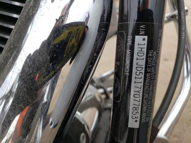 2007 HARLEY-DAVIDSON FLSTN 1HD1JD5117Y077853
