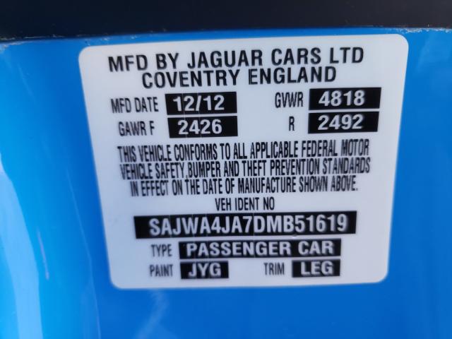 2013 JAGUAR XKR S SAJWA4JA7DMB51619