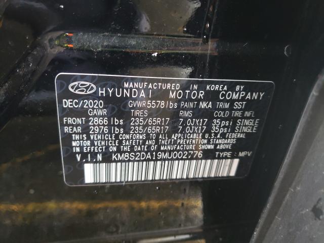 2021 HYUNDAI SANTA FE B KM8S2DA19MU002776