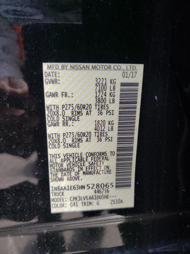 2017 NISSAN TITAN 1N6AA1E63HN528065