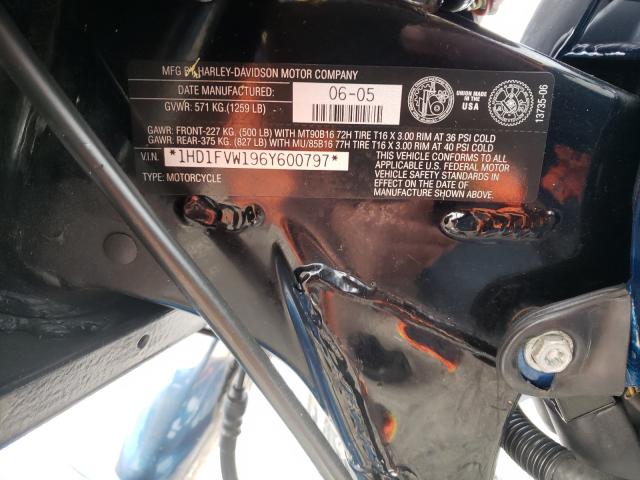 2006 HARLEY-DAVIDSON FLHTI 1HD1FVW196Y600797