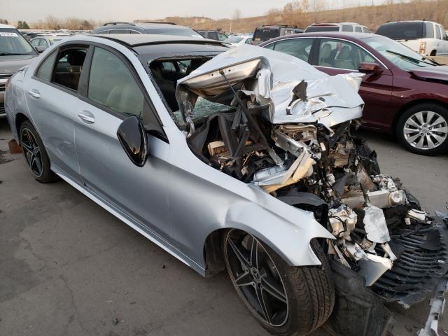 Salvage cars for sale at Littleton, CO auction: 2018 Mercedes-Benz C 300 4matic