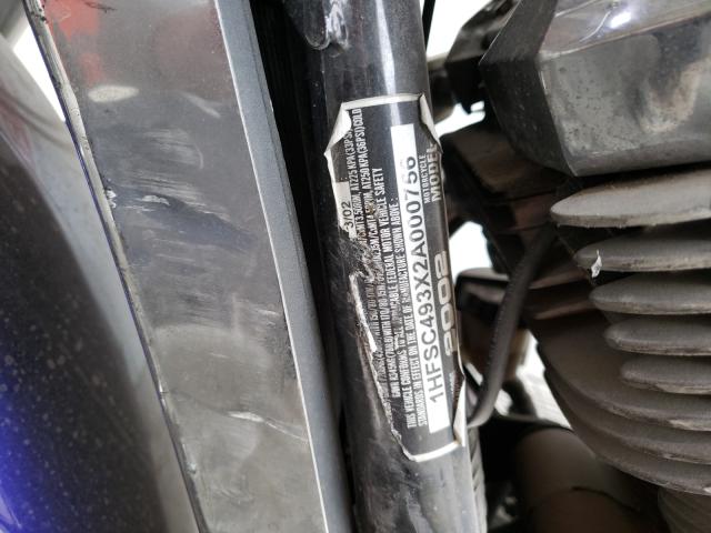 2002 HONDA VTX1800 S 1HFSC493X2A000756