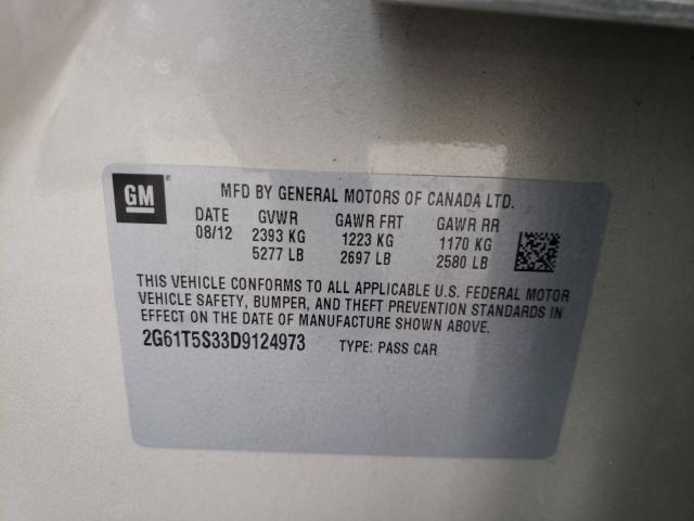 2013 CADILLAC XTS PREMIU 2G61T5S33D9124973