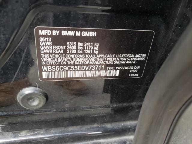 2014 BMW M6 GRAN CO WBS6C9C55EDV73711