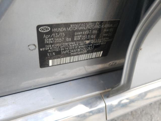 2015 HYUNDAI SONOTA 5NPE34AF8FH222837