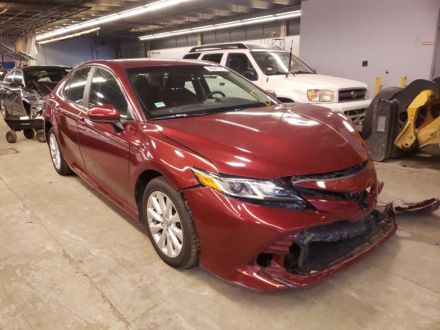 Salvage cars for sale from Copart Wheeling, IL: 2018 Toyota Camry L