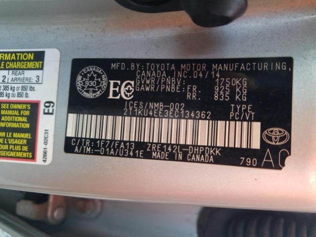 2014 TOYOTA MATRIX BAS 2T1KU4EE3EC134362