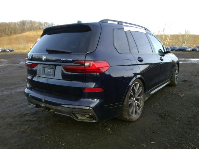 VIN 5UXCW2C03M9F85162 2021 BMW X7, Xdrive40I no.4