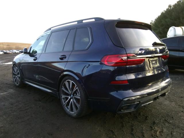 VIN 5UXCW2C03M9F85162 2021 BMW X7, Xdrive40I no.3