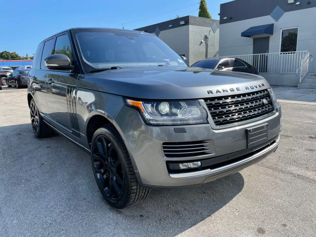 Salvage cars for sale from Copart Opa Locka, FL: 2016 Land Rover Range Rover