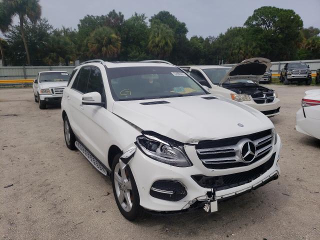 Salvage cars for sale from Copart Fort Pierce, FL: 2017 Mercedes-Benz GLE 350