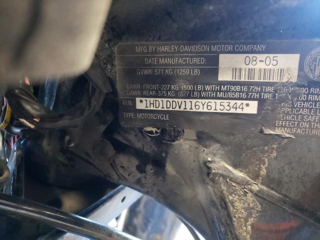 2006 HARLEY-DAVIDSON FLHT 1HD1DDV116Y615344