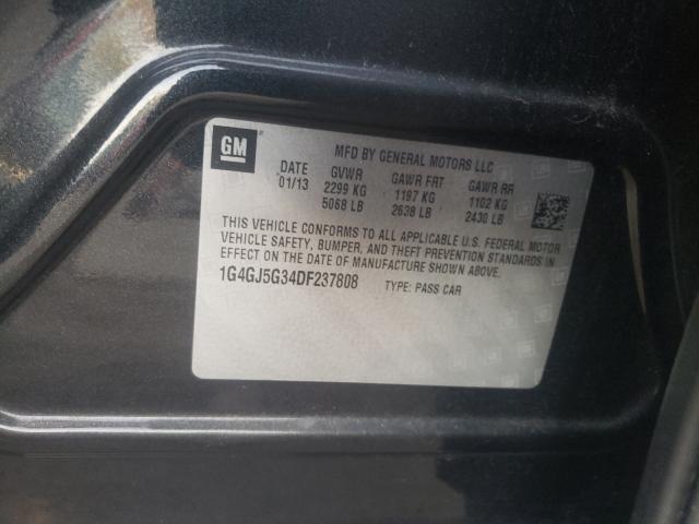 2013 BUICK LACROSSE T 1G4GJ5G34DF237808