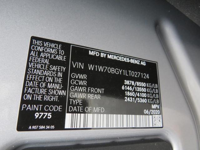 2020 MERCEDES-BENZ SPRINTER 1 W1W70BGY1LT027124