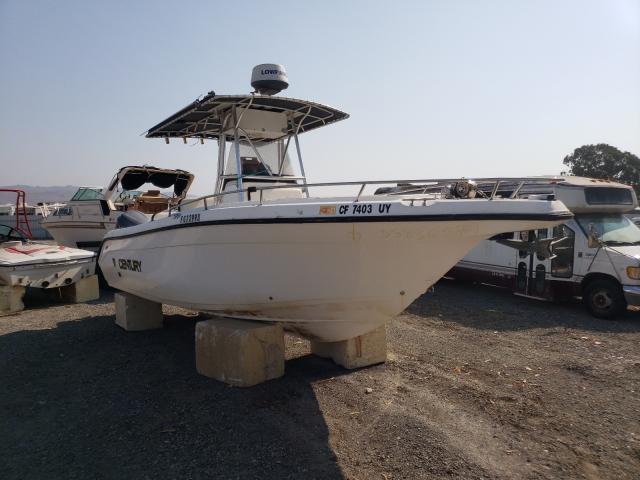 Salvage boats for sale at Vallejo, CA auction: 2002 Century Boat